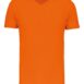 T-Shirt V-Ausschnitt Herren_ORANGE